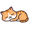 Schlafende Katze