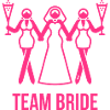 Team Bride (Junggesellinnenabschied 3some / Pink)