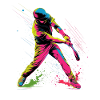 Joueur de baseball Steamwave