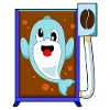 Delfin Kaffeebohne Kaffee