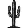 Black Cactus Silhouette