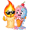 Feuer & Eis Duo Cartoon