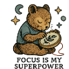 Focus: Superpower Bear Embroidery