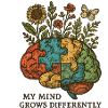 Brain puzzle grows differently