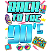 Back to the 90s Neon Retro