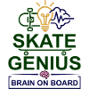Skate Genius Brain à bord