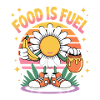 Food Is Fuel – Daisy Retro
