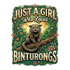 Nur ein Mädchen liebt Binturongs