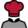 Kochjacke Kochmütze Küchenchef Restaurant Logo