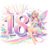 18th Birthday Elf – Retro Pastel Gift