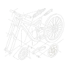 MTB Downhill Geometrie Explosionszeichnung