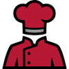 Kochjacke Kochmütze Küchenchef Restaurant Logo