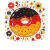 Donut Blütenfunken Feuerwerk