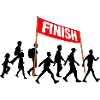 Walking Finish-Team