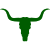 Bull Longhorn Skull Motif