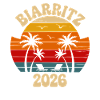 Biarritz Sunset 2026 Retro