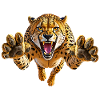 Guépard dans le saut