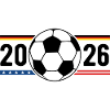 Fußball Flagge 2026