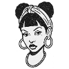 Black female portrait #9