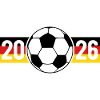 Fußball Flagge 2026