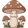 Cute Mushroom Mushroom Picker Retro Gift