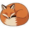 Schlafender Fuchs Geschenk
