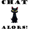 Dann Katze! Katzenvektor-Humor-Design