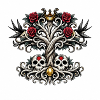 Crown Tree of Skulls