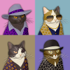 Badass Cat Quartet