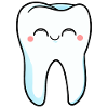 Smiling Tooth Cartoon Charm