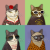 Alt Cats Quartett