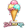 Eis schlecken 