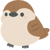 Rundlicher Spatz