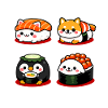 Kawaii Sushi Crew