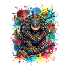 Pangolin-Aquarellporträt
