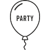 Balloon "Party" – Cheerful design