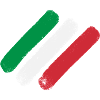 Drapeau italien - Bandes