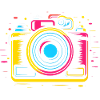 Photo Camera Retrowave