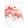 Retro Heart Valentine's Day Design Love
