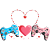 Retro Heart Valentine's Day Design Love