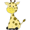 Cuddly Giraffe Cartoon