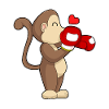 Affe Boxer Boxhandschuhe Boxen