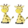 Double giraffe friendship