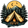 Camping Wald Zelt
