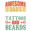 Tattooed Bearded Dad Pride
