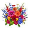 Blütenexplosion – Bunter Sommerstrauß