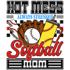 Maman stressée de softball