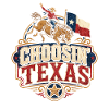 Choosin' Texas Cowboy Logo