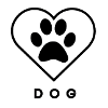 Dog Love Line  Art 