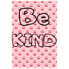 Be kind with cherry pattern